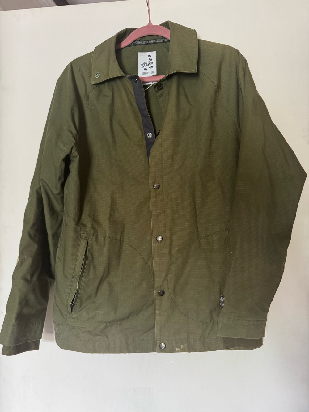 Men's Adidas Spezial Olive Green Casual Jacket